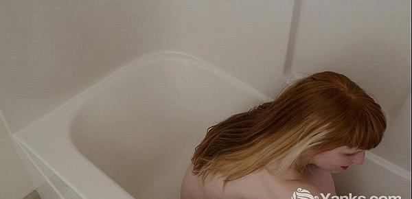  Pierced Daphne Masturbating With The Shower
